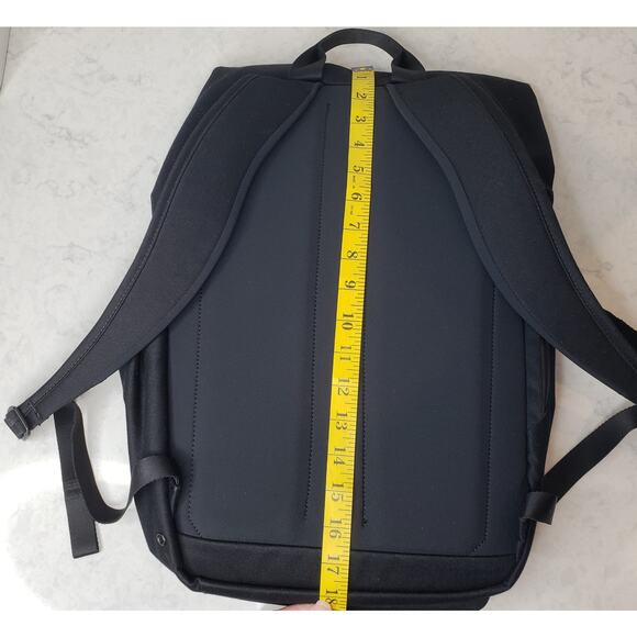 BELLROY (?) Melbourne Backpack Black Laptop Commuter Magnetic Flap - Picture 9 of 12